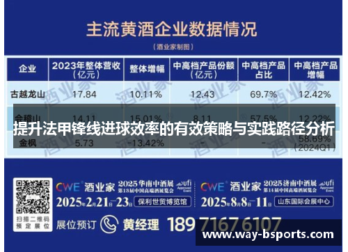 提升法甲锋线进球效率的有效策略与实践路径分析 提升法甲锋线进球效率的有效策略与实践路径分析